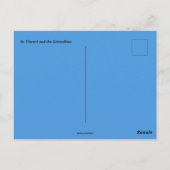 Nacht in St Vincent und die Grenadinen Postkarte (Rückseite)