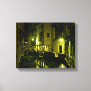 Nacht in Venedig Leinwanddruck
