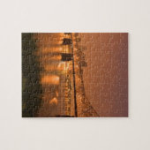 Nacht Louisvilles Kentucky beleuchtet Brücke den Puzzle (Horizontal)