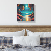 Nacht Meer Leinwanddruck (Insitu (Schlafzimmer))