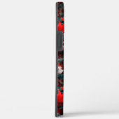 Nacht mit ausgestrahlten roten Blätter, die auf As Case-Mate iPhone Hülle (Rückseite / Rechts)