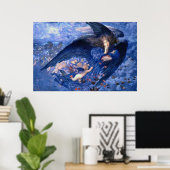 Nacht mit ihrem Train of Stars Fine Art Poster (Heimbüro)