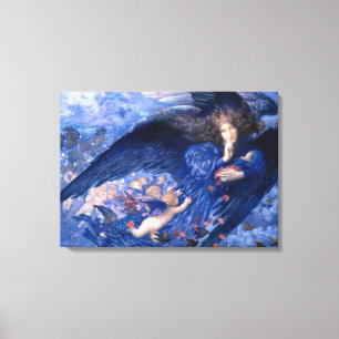 Nacht mit ihrem Zug der Sterne Kunst Leinwanddruck