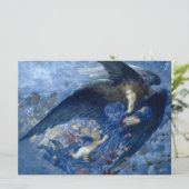 Nacht mit ihrer Train of Stars (Engel mit Cherubs) Karte (Stehend Vorderseite)