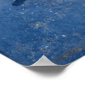 Nacht mit ihrer Train of Stars (Engel mit Cherubs) Poster (Ecke)