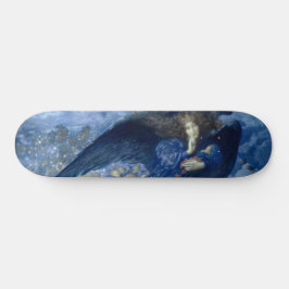 Nacht mit ihrer Train of Stars (Engel mit Cherubs) Skateboard