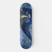 Nacht mit ihrer Train of Stars (Engel mit Cherubs) Skateboard (Vorderseite)