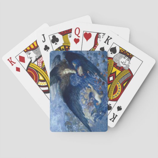 Nacht mit ihrer Train of Stars (Engel mit Cherubs) Spielkarten (Rückseite)