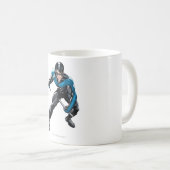 Nacht mit Waffen Kaffeetasse (VorderseiteRechts)