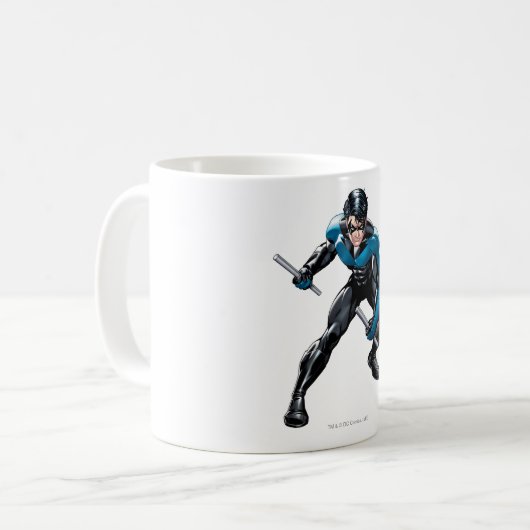 Nacht mit Waffen Kaffeetasse (Vorderseite Links)