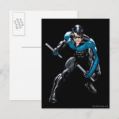 Nacht mit Waffen Postkarte (Vorne/Hinten)