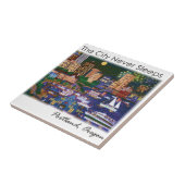 Nacht Portlands Oregon @ Fliese (Seite)