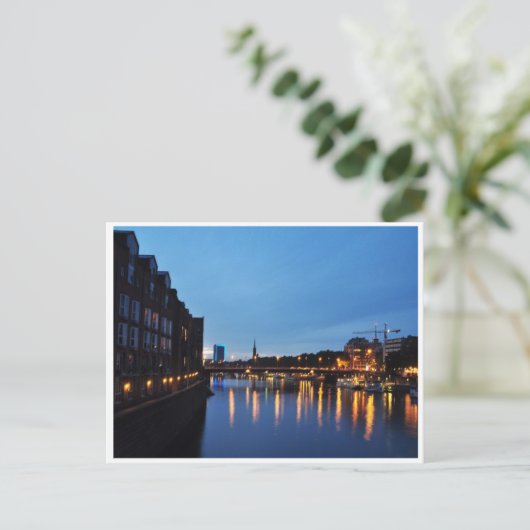Nacht Postkarte (Stehend Vorderseite)
