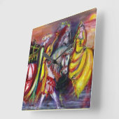 NACHT QUADRATISCHE WANDUHR (Winkel)