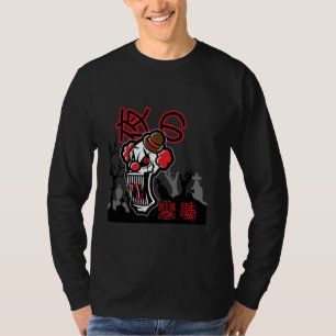 Nacht Schreit Der Teuflische Clown V5 T-Shirt