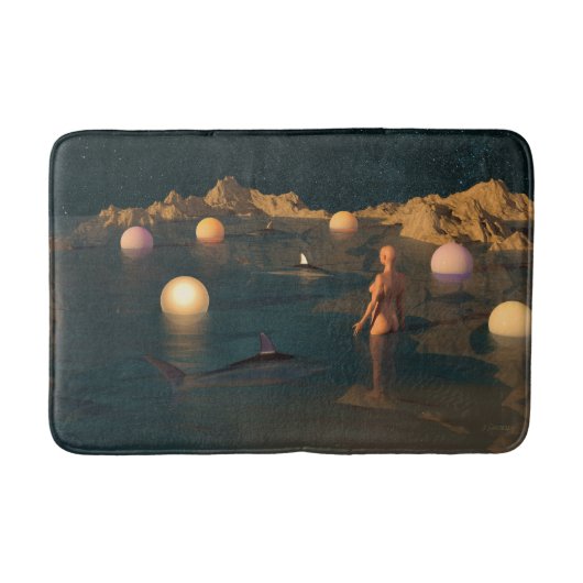 Nacht schwimmen badematte (Vorderseite)