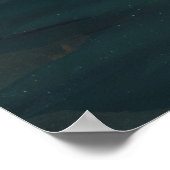 Nacht schwimmen poster (Ecke)