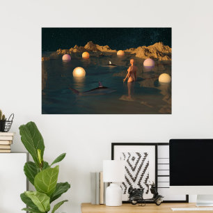 Nacht schwimmen poster