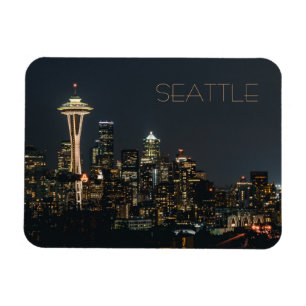 Nacht Seattle Magnet