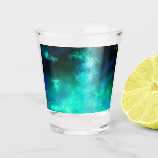 Nacht Sky Emerald Schnapsglas (Vorderseite)