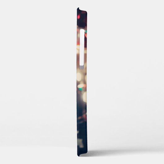 Nacht Stadt: Retro verschwommenes Licht. Case-Mate iPhone Hülle (Rückseite / Links)