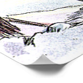 NACHT STAGECOACH VON SHARON SHARPE POSTER (Ecke)