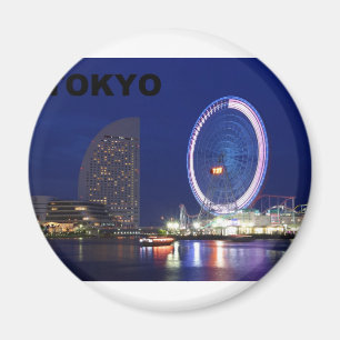 Nacht Tokyos Japan (St.K) Magnet