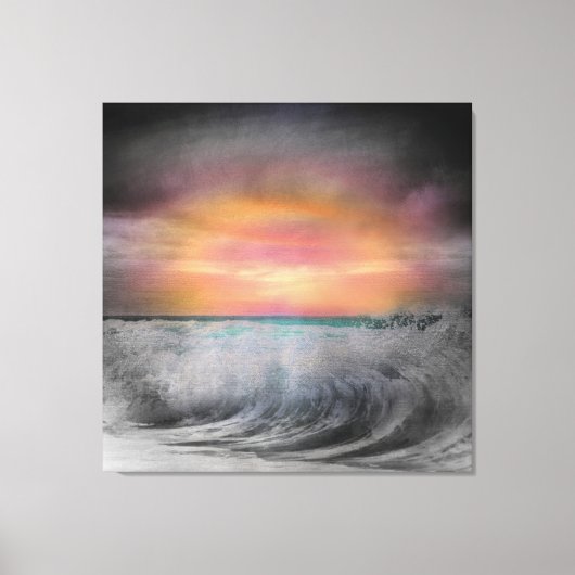 Nacht über Bodega Bay, von Don DePaola Leinwanddruck (Vorderseite)