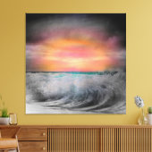 Nacht über Bodega Bay, von Don DePaola Leinwanddruck (Insitu (Wohnzimmer))