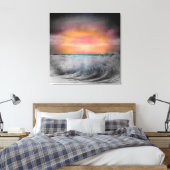 Nacht über Bodega Bay, von Don DePaola Leinwanddruck (Insitu (Schlafzimmer))