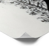 Nacht und Bäume | AI Art Poster (Ecke)