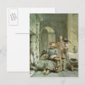 Nacht und Seite Postkarte (Vorne/Hinten)