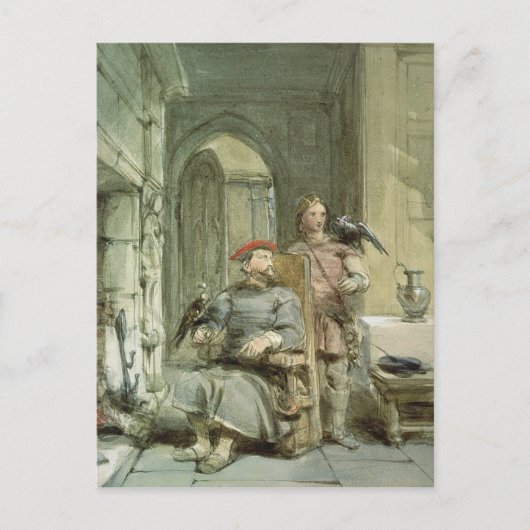 Nacht und Seite Postkarte (Vorderseite)