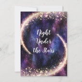 Nacht unter den Sternen Einladungen (Rückseite)