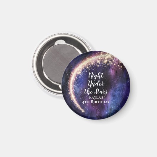 Nacht unter den Sternen Magnet (Vorderseite/Rückseite)