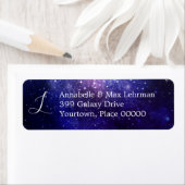 Nacht unter der Stars-Galaxy-Monogrammadresse (Insitu)