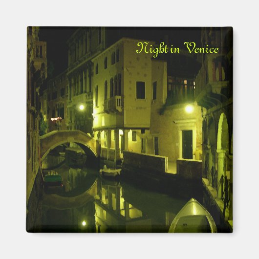 Nacht Venedig Magnet (Vorne)