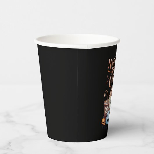 Nacht vor Coffee Pumpkin Gewürz Halloween Pappbecher (Rechts)