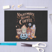 Nacht vor Coffee Pumpkin Gewürz Halloween Seidenpapier (Handwerk)