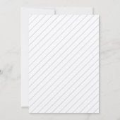 Nacht vor Typografie Hochzeit Probe Dinner Einladung (Rückseite)