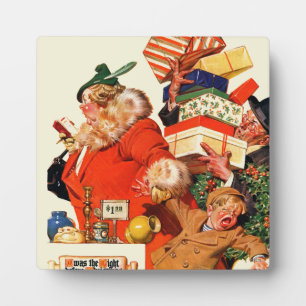 Nacht vor Weihnachten Fotoplatte