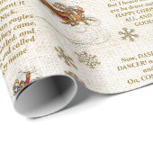 Nacht vor Weihnachten Geschenkpapier (Rolleneckpunkt)