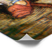 Nacht vor Weihnachten Kinder in Bed Rackham Poster (Ecke)