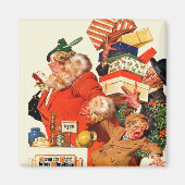 Nacht vor Weihnachten Magnet (Vorne)