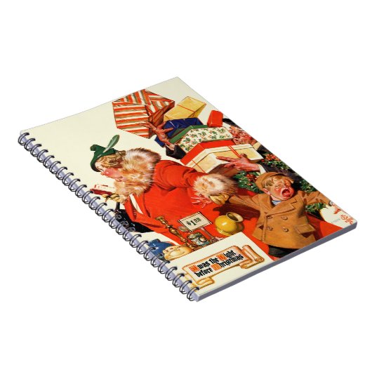 Nacht vor Weihnachten Notizblock (Rechte Seite)