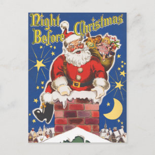 Nacht vor Weihnachten Postkarte