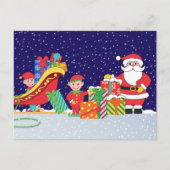 Nacht vor Weihnachten Postkarte (Vorderseite)