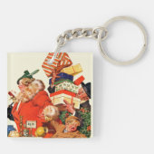 Nacht vor Weihnachten Schlüsselanhänger (Rückseite)