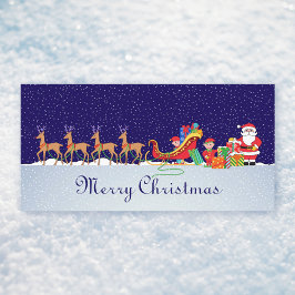 Nacht vor Weihnachten Weihnachtskarte