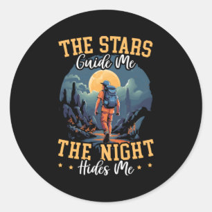 Nacht Wandern Ristorante da Valentino Runder Aufkleber